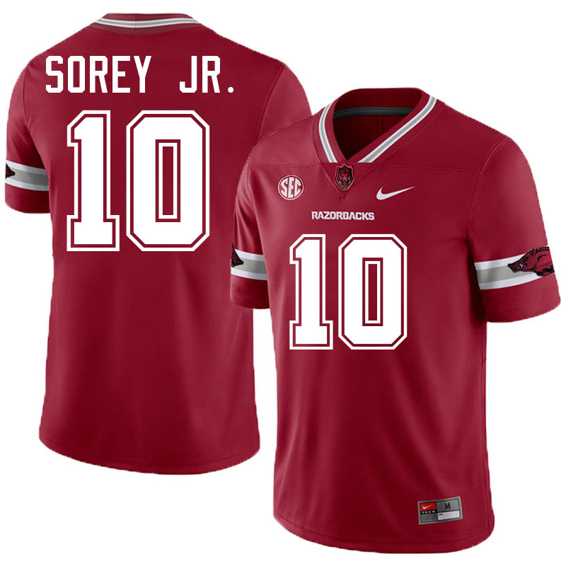 Xavian Sorey Jr. Arkansas Jersey,Arkansas Razorbacks #10 Xavian Sorey Jr. Jersey Youth-Alternate